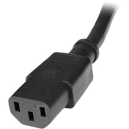 StarTech.com 6 ft 14 AWG Computer Power Cord Extension - C14 to C13