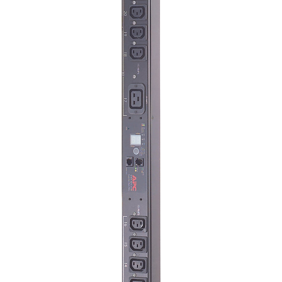 APC by Schneider Electric Rack PDU, Switched, Zero U,12.5kW,208V,(21)C13&(3)C19; 10' Cord