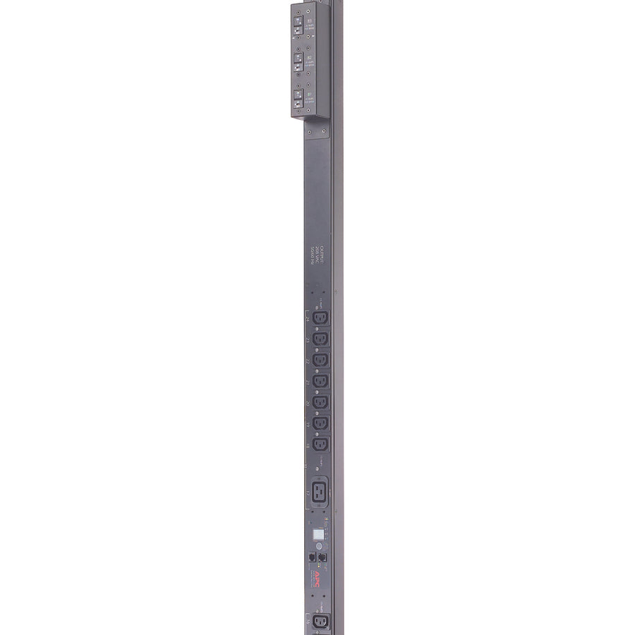 APC by Schneider Electric Rack PDU, Switched, Zero U,12.5kW,208V,(21)C13&(3)C19; 10' Cord
