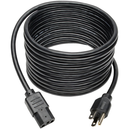 Tripp Lite 15ft Computer Power Cord Cable 5-15P to C13 10A 18AWG 15'
