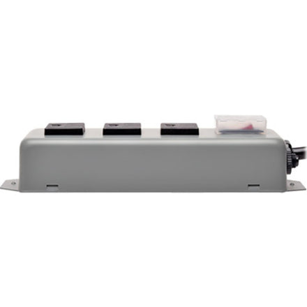 Tripp Lite Waber Power Strip Metal 5-15R 3 Outlet 5-15P 6' Cord
