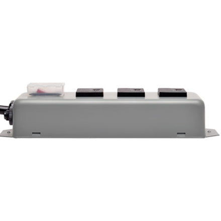 Tripp Lite Waber Power Strip Metal 5-15R 3 Outlet 5-15P 6' Cord