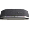 Poly Sync 20 Portable Speakerphone for Microsoft Teams, USB-C, Bluetooth for Smartphone, Microphone, Battery Black, Silver