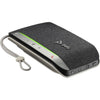 Poly Sync 20 Portable Speakerphone for Microsoft Teams, USB-C, Bluetooth for Smartphone, Microphone, Battery Black, Silver