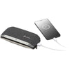 Poly Sync 20 Portable Speakerphone for Microsoft Teams, USB-C, Bluetooth for Smartphone, Microphone, Battery Black, Silver