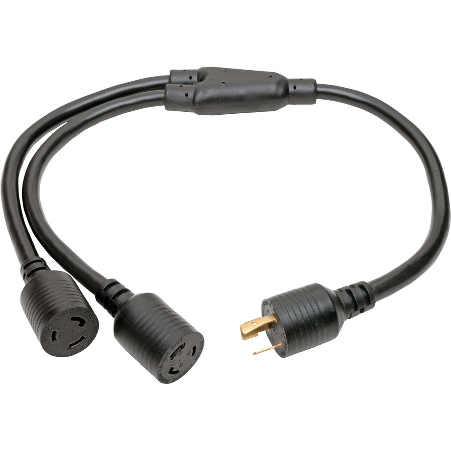 Tripp Lite Heavy-Duty Power Cord Y Splitter Cable for PDU and UPS