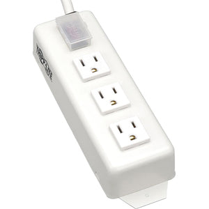 Tripp Lite Power Strip 120V 5-15R 3 Outlet Metal 6' Cord 5-15P