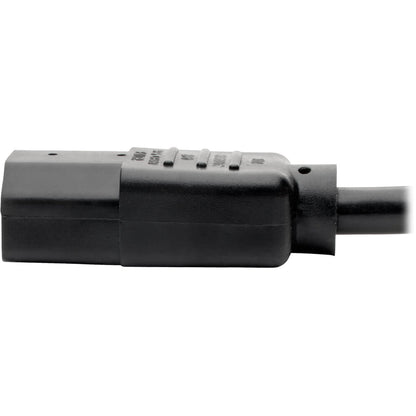 Tripp Lite Dual IEC Power Cord Splitter Cable 5-15P to 2x IEC-320 C13 18in
