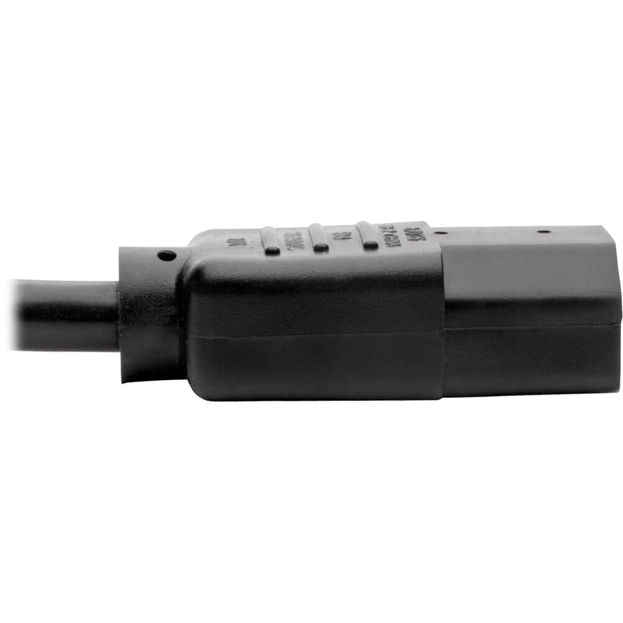 Tripp Lite Dual IEC Power Cord Splitter Cable 5-15P to 2x IEC-320 C13 18in