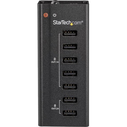 StarTech.com 7-Port USB Charging Station with 5 x 1A Ports and 2 x 2A Ports