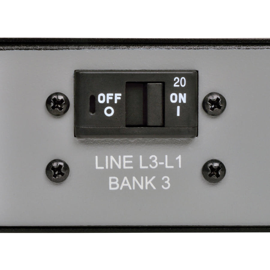 Tripp Lite PDU 3-Phase Switched 10kW 208/240V IEC 24 C13 6 C19 L21-30P TAA