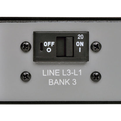 Tripp Lite PDU 3-Phase Switched 10kW 208/240V IEC 24 C13 6 C19 L21-30P TAA