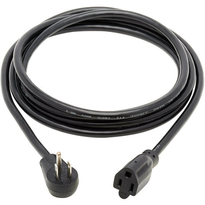 Tripp Lite Power Extension Cord Right-Angle 5-15P to 5-15R 14AWG 15A 10ft