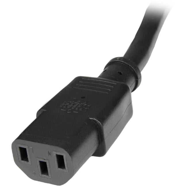 StarTech.com 10 ft 14 AWG Computer Power Cord Extension - C14 to C13