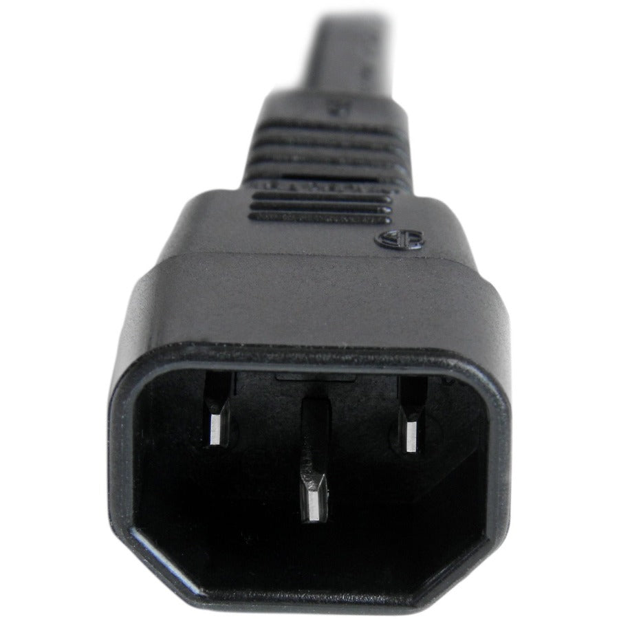 StarTech.com 6 ft 14 AWG Computer Power Cord - IEC C14 to IEC C15