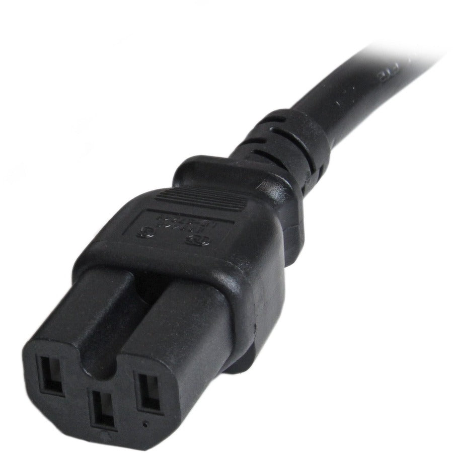 StarTech.com 6 ft 14 AWG Computer Power Cord - IEC C14 to IEC C15