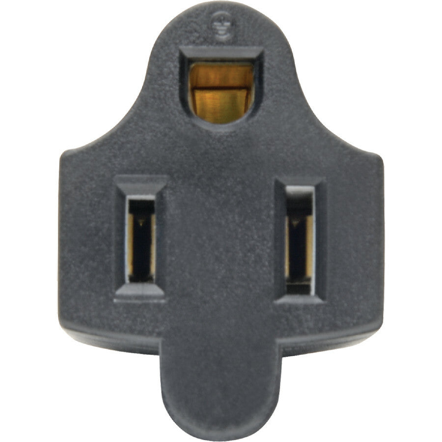 Tripp Lite NEMA 5-15R to C14 Power Cord Adapter Converter 10A 125V Black