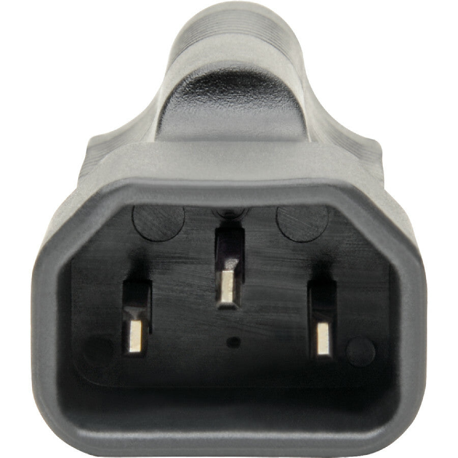 Tripp Lite NEMA 5-15R to C14 Power Cord Adapter Converter 10A 125V Black