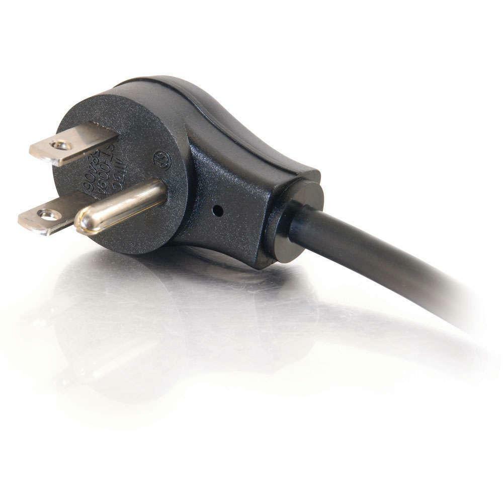 C2G 1.5ft 18 AWG Universal Flat Panel Power Cord (NEMA 5-15P to IEC320C13)