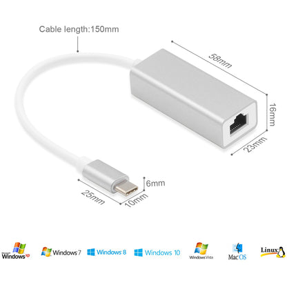 4XEM USB-C to Ethernet Adaptor