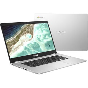 Asus Chromebook C523 C523NA-DH02 15.6" Chromebook - HD - 1366 x 768 - Intel Celeron N3350 Dual-core (2 Core) 1.10 GHz - 4 GB RAM - 32 GB Flash Memory - Black, Silver