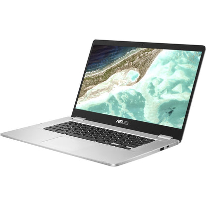 Asus Chromebook C523 C523NA-DH02 15.6" Chromebook - HD - 1366 x 768 - Intel Celeron N3350 Dual-core (2 Core) 1.10 GHz - 4 GB RAM - 32 GB Flash Memory - Black, Silver