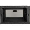 Tripp Lite 6U Wall Mount Rack Enclosure Cabinet Knock Down w/Doors & Sides
