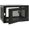 Tripp Lite 6U Wall Mount Rack Enclosure Cabinet Knock Down w/Doors & Sides