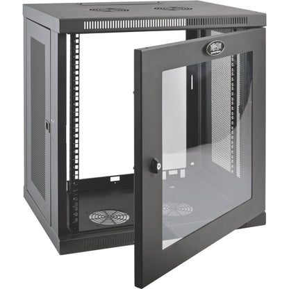Tripp Lite 12U Wall Mount Rack Enclosure Server Cabinet w/ Glass Front Door