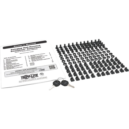 Tripp Lite 18U Wall Mount Rack Enclosure Server Cabinet Deep Acrylic Window