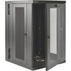 Tripp Lite 18U Wall Mount Rack Enclosure Server Cabinet Deep Acrylic Window