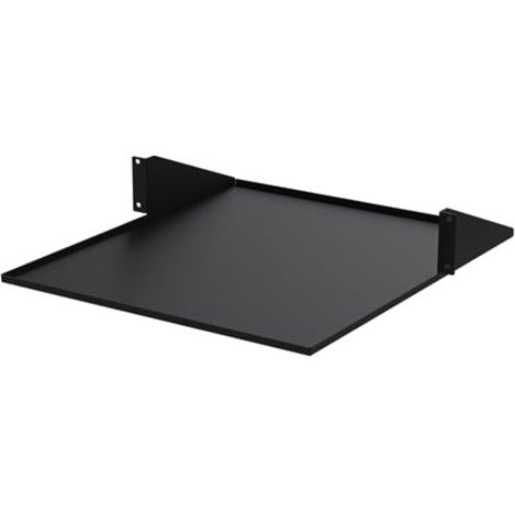 StarTech.com 2U 19" 2-Post Network Rack Cabinet Shelf 20in Deep Center Mount Cantilever Tray Rackmount for AV/Data Equipment 75lb Capacity
