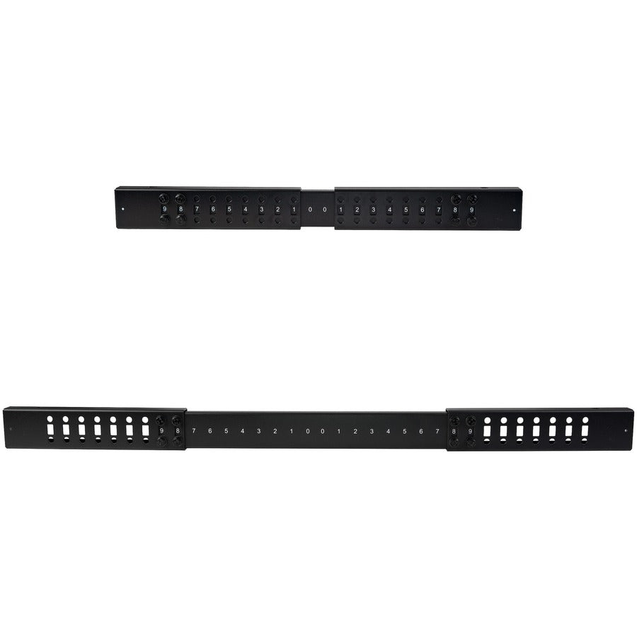 StarTech.com 12U Adjustable Depth Open Frame 4 Post Server Rack w/ Casters / Levelers and Cable Management Hooks