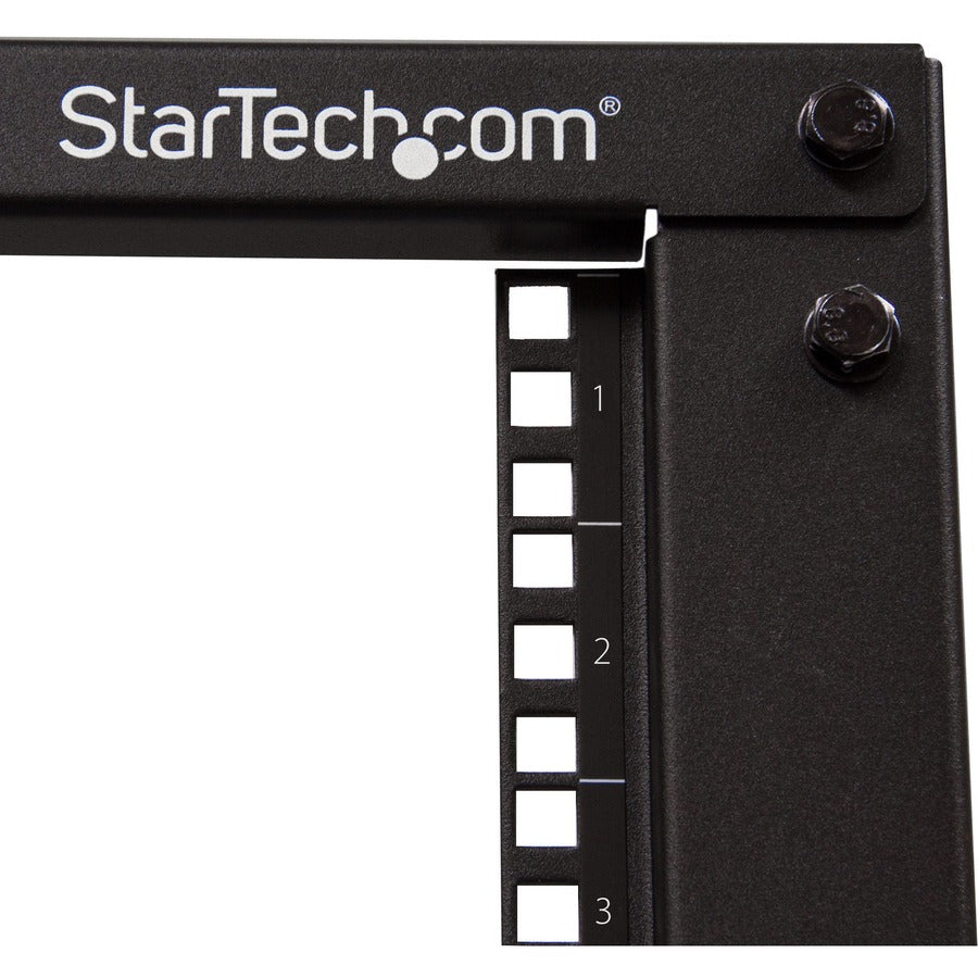 StarTech.com 8U 19" Open Frame Server Rack - Compact, 4 Post, Adjustable Depth (22 to 40") - Mobile Network Rack - HP ProLiant ThinkServer