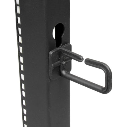 StarTech.com 8U 19" Open Frame Server Rack - Compact, 4 Post, Adjustable Depth (22 to 40") - Mobile Network Rack - HP ProLiant ThinkServer