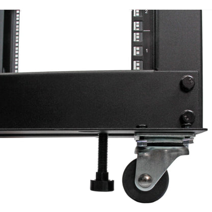 StarTech.com 8U 19" Open Frame Server Rack - Compact, 4 Post, Adjustable Depth (22 to 40") - Mobile Network Rack - HP ProLiant ThinkServer