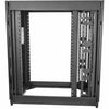 StarTech.com 25U Server Rack Cabinet - 4 Post Adjustable Depth 7-35" Locking Vented Rolling Network/Data/IT Enclosure w/Casters/Cable Mgmt