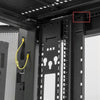 StarTech.com 25U Server Rack Cabinet - 4 Post Adjustable Depth 7-35" Locking Vented Rolling Network/Data/IT Enclosure w/Casters/Cable Mgmt