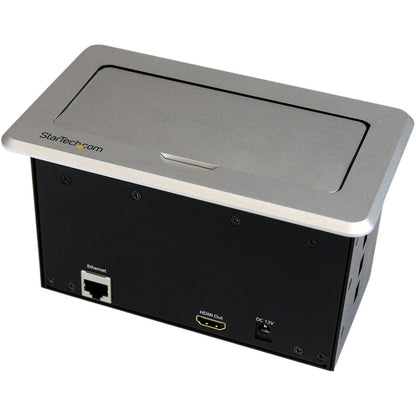 Star Tech.com Conference Table Connectivity Box - HDMI / VGA / Mini DisplayPort to HDMI Output with Fast Charge USB Port