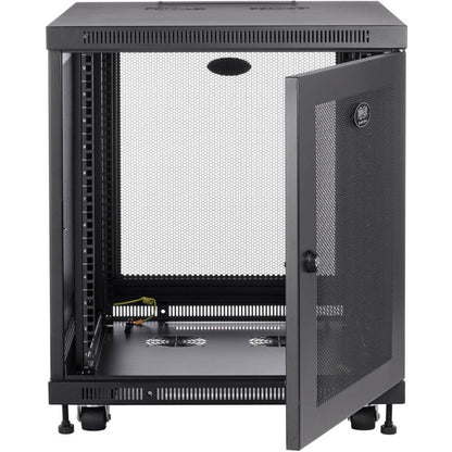Tripp Lite 12U Rack Enclosure Server Cabinet Doors & Sides 300lb Capacity