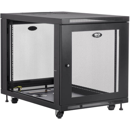 Tripp Lite 12U Rack Enclosure Server Cabinet Doors & Sides 300lb Capacity