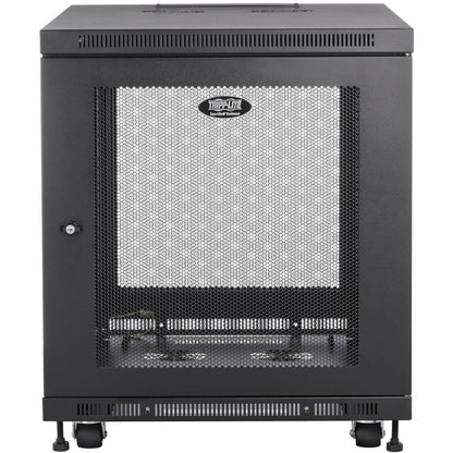 Tripp Lite 12U Rack Enclosure Server Cabinet Doors & Sides 300lb Capacity