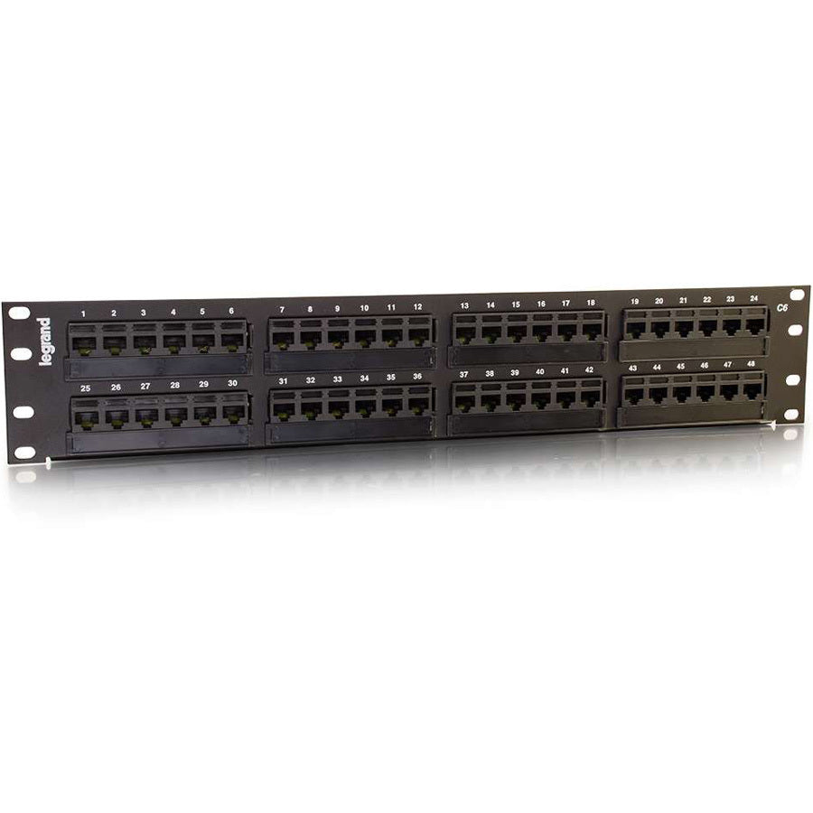 C2G 48-Port Cat6 110-Type Patch Panel