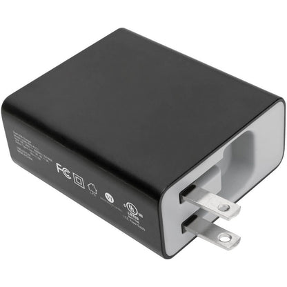 Tripp Lite USB Wall Charger Dual Port USB Type C USB C & USB Type A w PD Charging