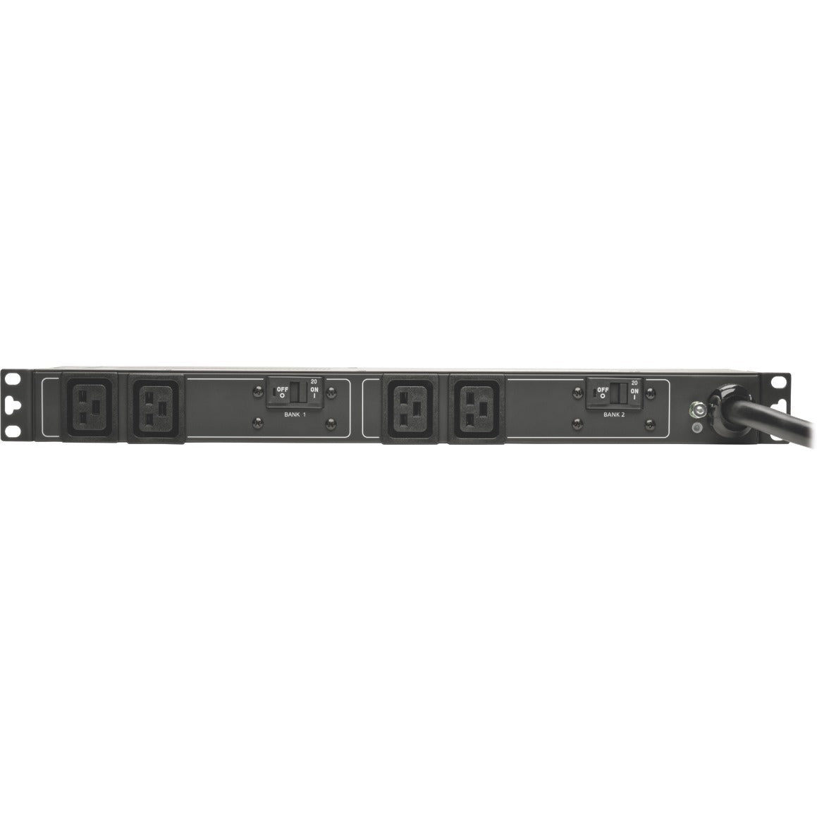 Tripp Lite PDU Basic 230V 32A 7.4kW C19 4 Outlet IEC309 Blue Horizontal 1URM