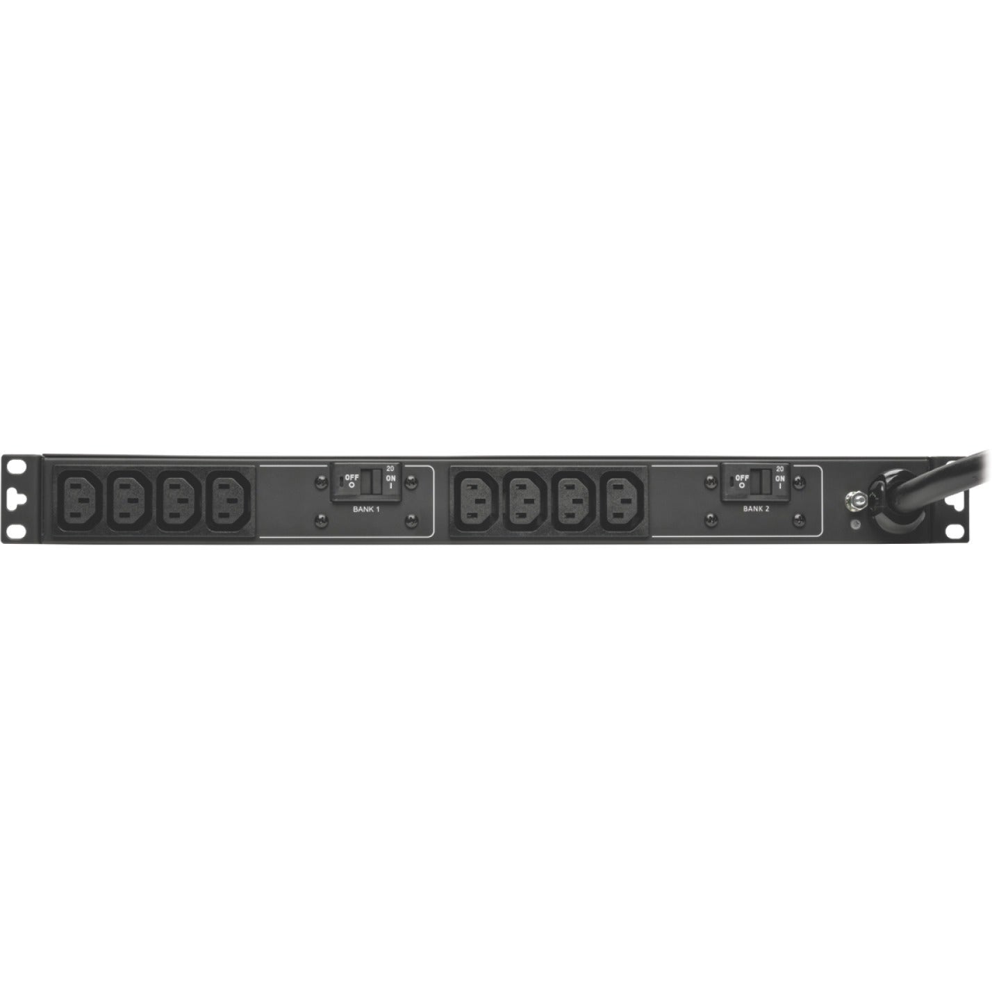 Tripp Lite PDU Basic 230V 32A 7.4kW C13 10 Outlet IEC309 Blue Horizontal 1URM