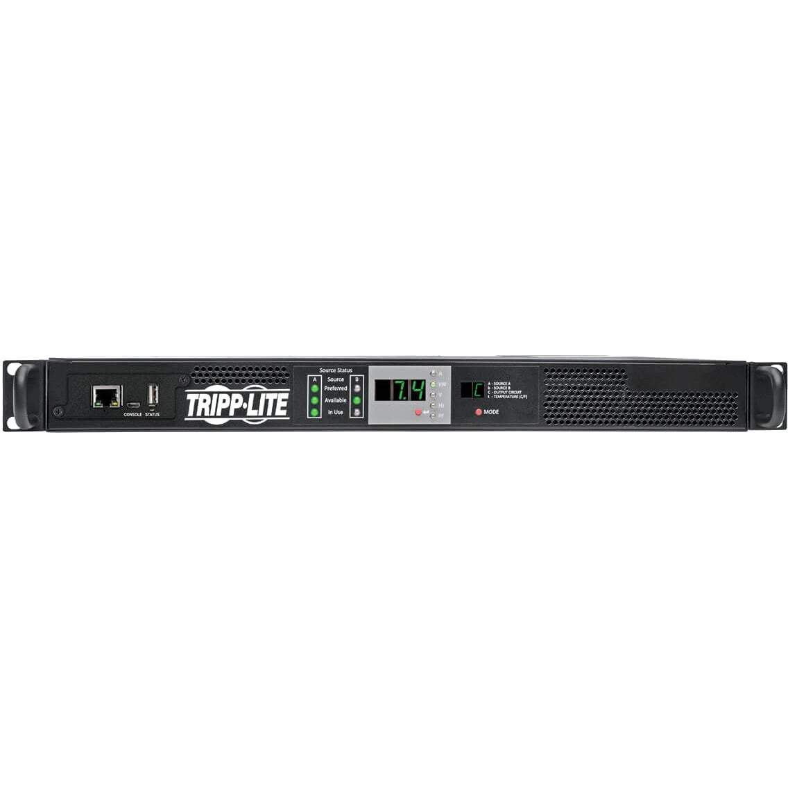 Tripp Lite PDU Monitored 7.4KW 230V ATS IEC309 32A 2 Blue Inputs 1URM
