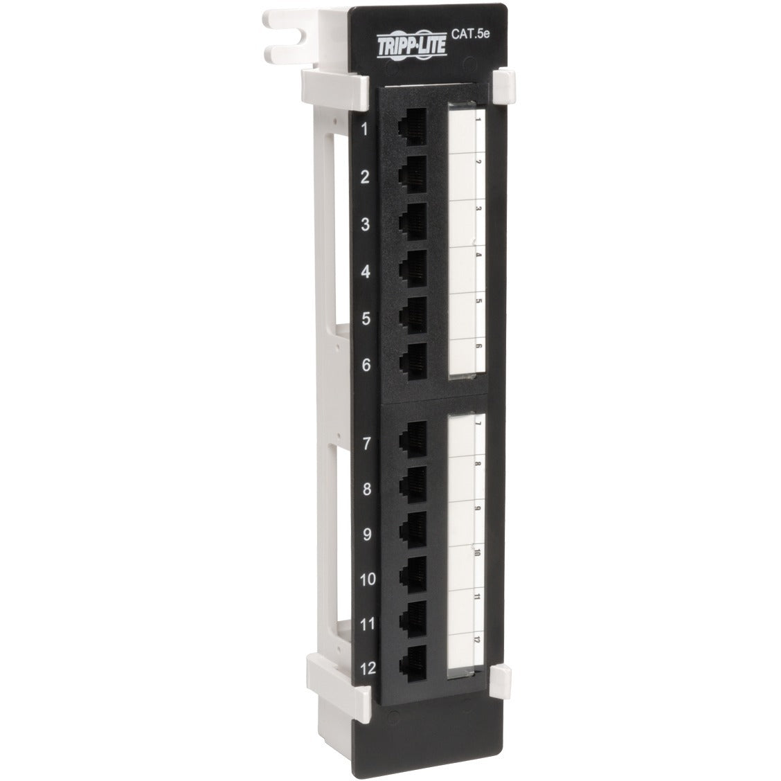 Tripp Lite 12-Port Cat5e Cat5 Wall Mount Patch Panel 568B 110 Punch TAA