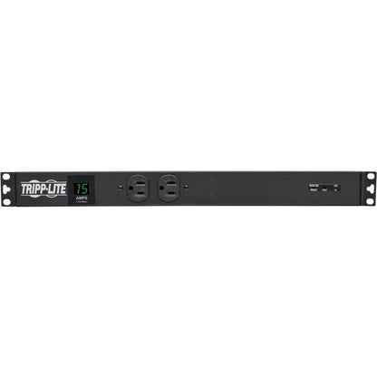 Tripp Lite PDU Metered Isobar Surge 120V 15A 5-15R 14 Outlet 5-15P 1URM