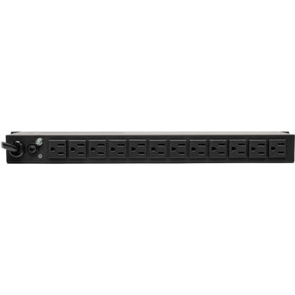 Tripp Lite PDU Metered Isobar Surge 120V 15A 5-15R 14 Outlet 5-15P 1URM